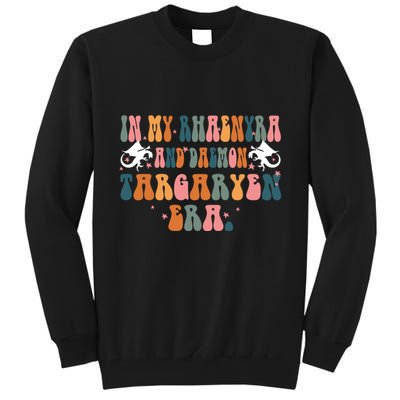 In My Rhaenyra And Daemon Targaryen Erateam Black Dragon Tall Sweatshirt