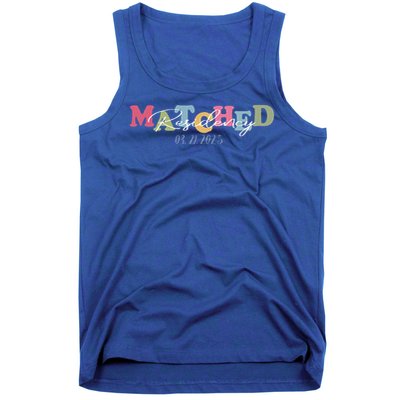 I Matched Residency Match Day 2025 Medical Student Tank Top