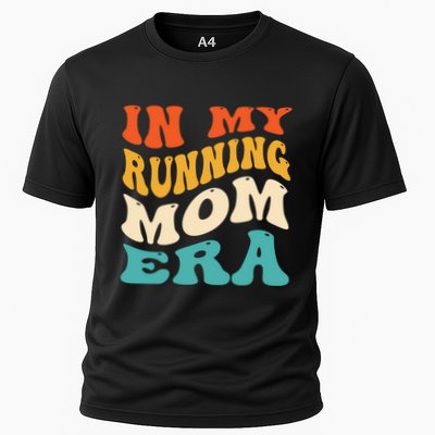 In My Running Mom Era Funny Runner Mom Retro Groovy Cute Gift Performance Shirt