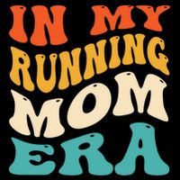 In My Running Mom Era Funny Runner Mom Retro Groovy Cute Gift Bucket Hat