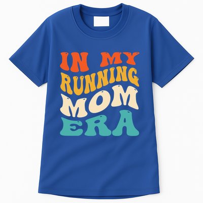 In My Running Mom Era Funny Runner Mom Retro Groovy Cute Gift Tall T-Shirt