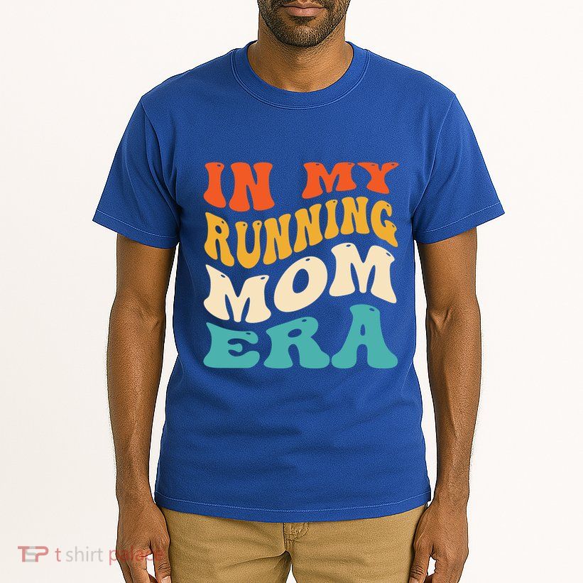 In My Running Mom Era Funny Runner Mom Retro Groovy Cute Gift Tall T-Shirt