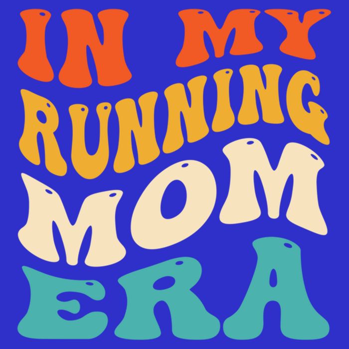 In My Running Mom Era Funny Runner Mom Retro Groovy Cute Gift Bag