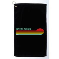 Interlochen Michigan Retro Golf Towel