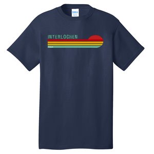 Interlochen Michigan Retro Tall T-Shirt