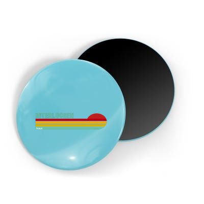 Interlochen Michigan Retro Magnet