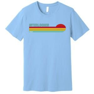 Interlochen Michigan Retro Premium T-Shirt