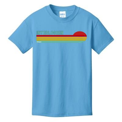 Interlochen Michigan Retro Kids T-Shirt