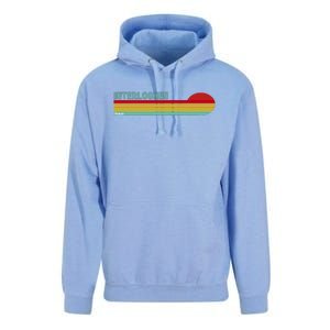 Interlochen Michigan Retro Unisex Surf Hoodie