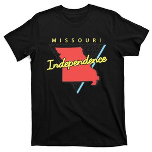 Independence Missouri Retro Triangle Mo City T-Shirt