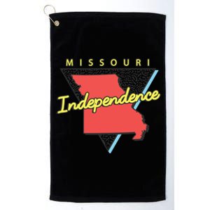 Independence Missouri Retro Triangle Mo City Platinum Collection Golf Towel