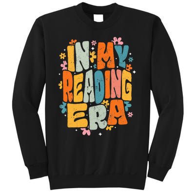 In My Reading Era Groovy Reader Librarian Teacher Book Lover Sweatshirt