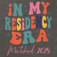 In My Residency Era I Matched 2025 New Resident  Cotton Canvas Backpack