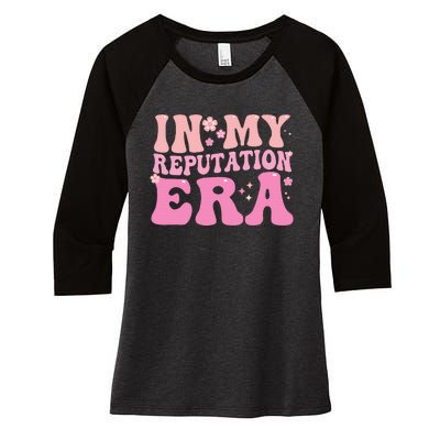 In My Reputation Era Groovy Women's Tri-Blend 3/4-Sleeve Raglan Shirt