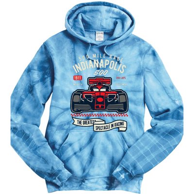 Indianapolis Mile Race Tie Dye Hoodie