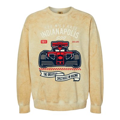 Indianapolis Mile Race Colorblast Crewneck Sweatshirt