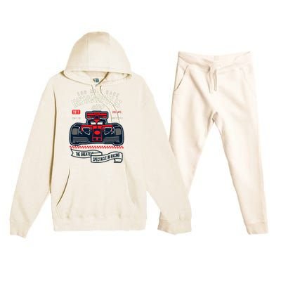 Indianapolis Mile Race Premium Hooded Sweatsuit Set