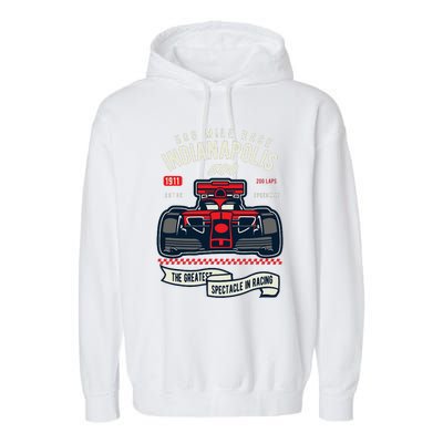 Indianapolis Mile Race Garment-Dyed Fleece Hoodie