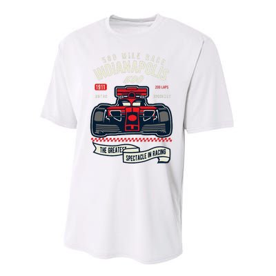 Indianapolis Mile Race Performance Sprint T-Shirt