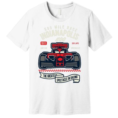 Indianapolis Mile Race Premium T-Shirt