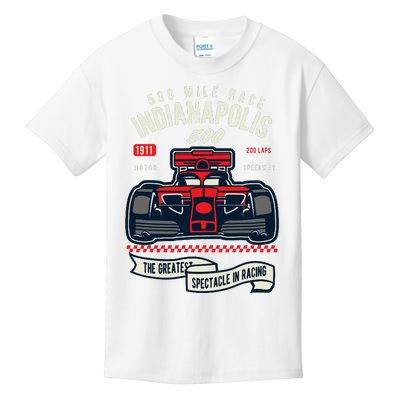 Indianapolis Mile Race Kids T-Shirt