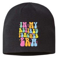 In My Retired Teacher Era Class Of 2025 Funny Retirement Sustainable Beanie