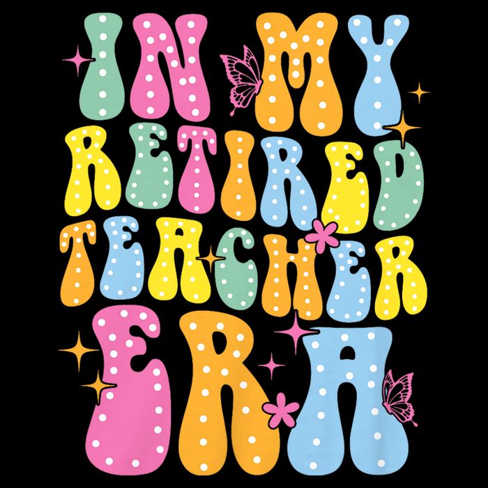 In My Retired Teacher Era Class Of 2025 Funny Retirement 16 in Basic Backpack