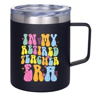 In My Retired Teacher Era Class Of 2025 Funny Retirement 12oz Stainless Steel Coffee Mug