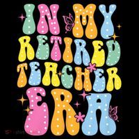 In My Retired Teacher Era Class Of 2025 Funny Retirement Youth Performance Sprint T-Shirt