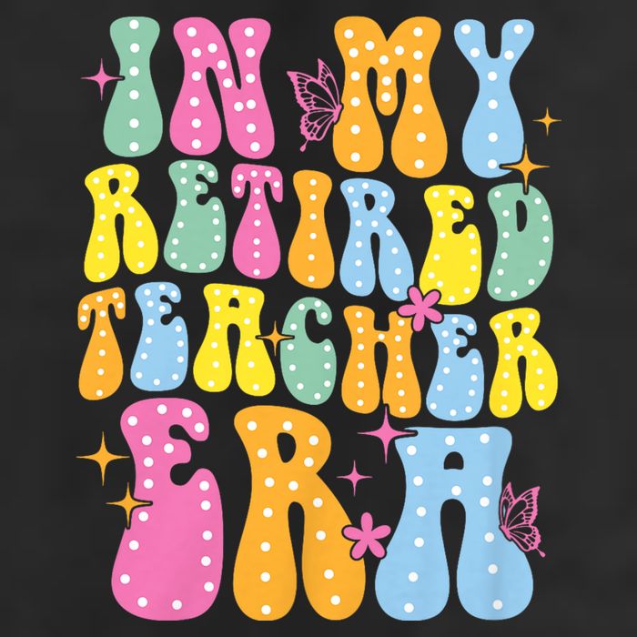 In My Retired Teacher Era Class Of 2025 Funny Retirement 25L Jumbo Tote