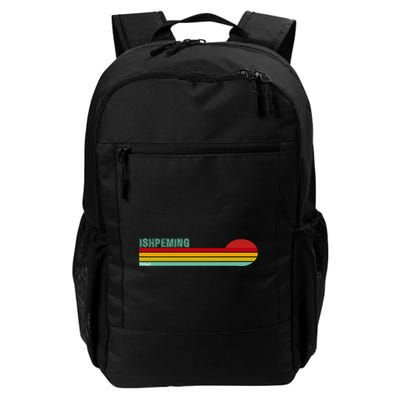 Ishpeming Michigan Retro Backpack
