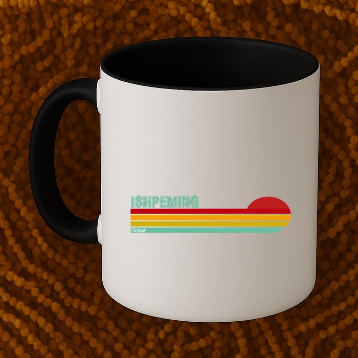 Ishpeming Michigan Retro Mug
