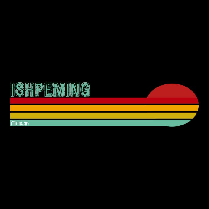 Ishpeming Michigan Retro Mug