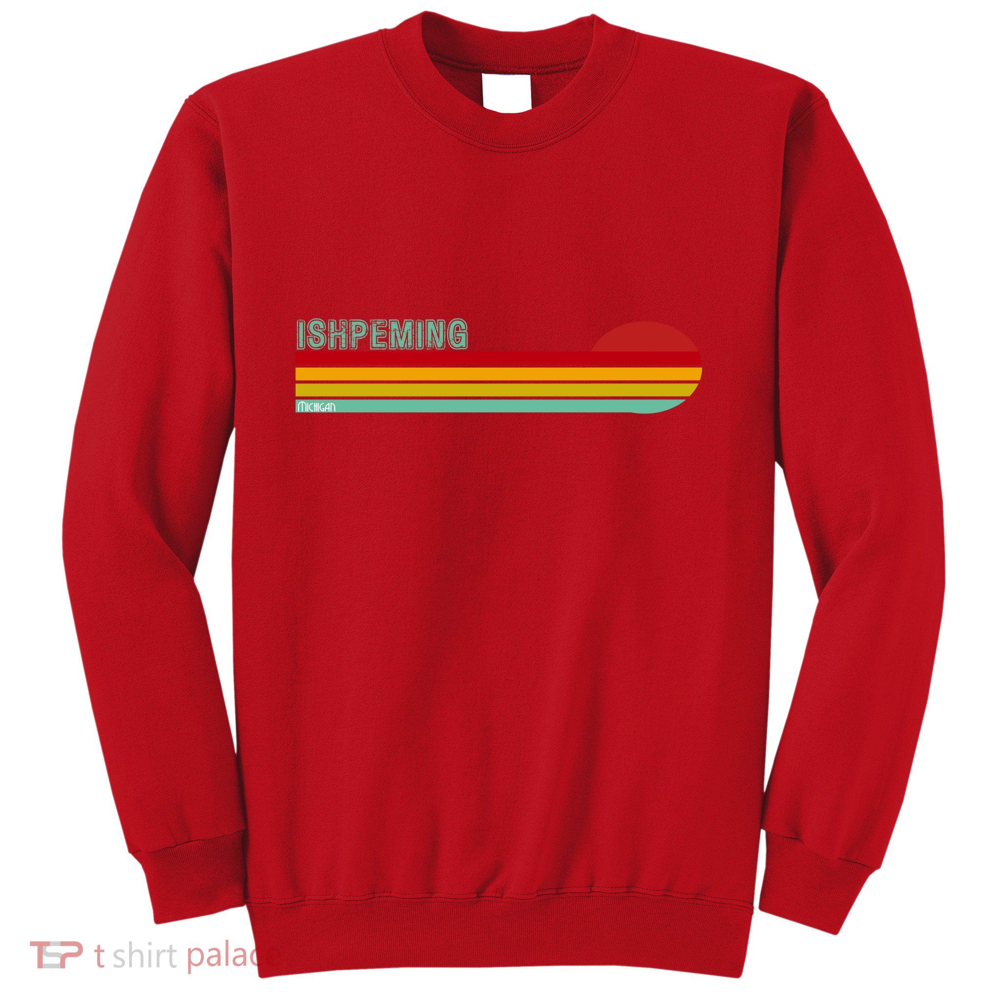 Ishpeming Michigan Retro Sweatshirt