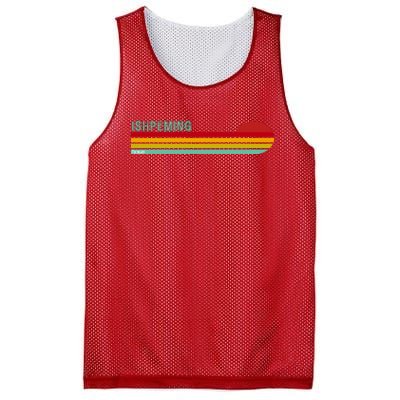 Ishpeming Michigan Retro Mesh Reversible Basketball Jersey Tank