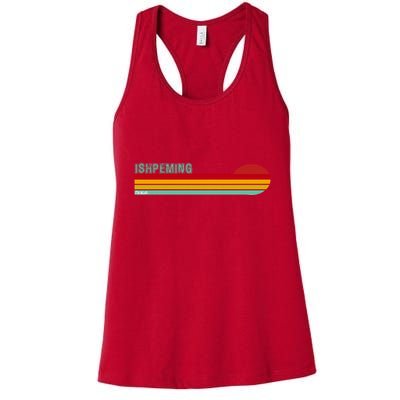 Ishpeming Michigan Retro Womens Tank Top