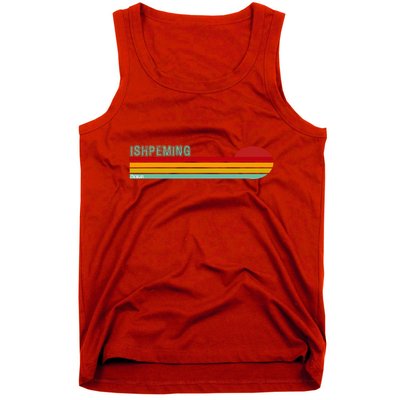 Ishpeming Michigan Retro Tank Top