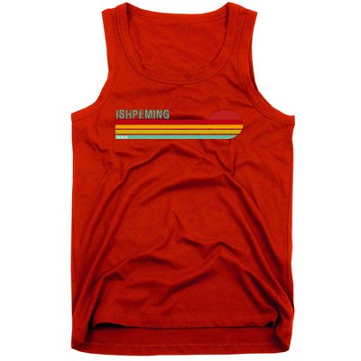 Ishpeming Michigan Retro Tank Top