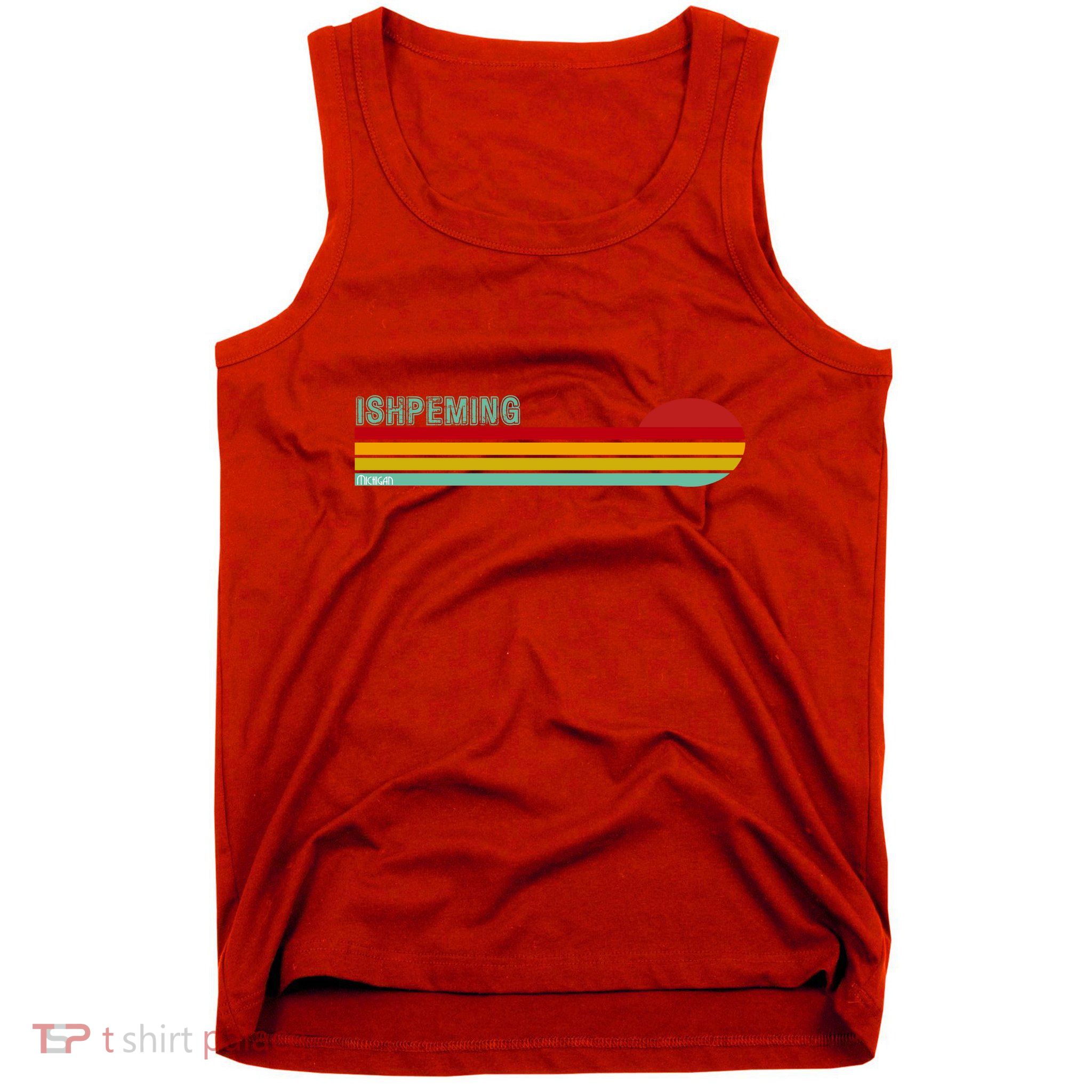 Ishpeming Michigan Retro Tank Top