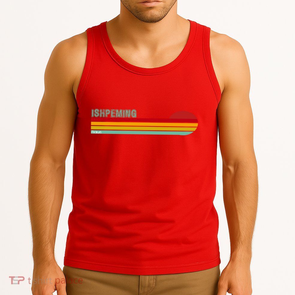 Ishpeming Michigan Retro Tank Top