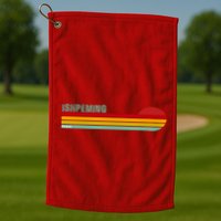 Ishpeming Michigan Retro Golf Towel