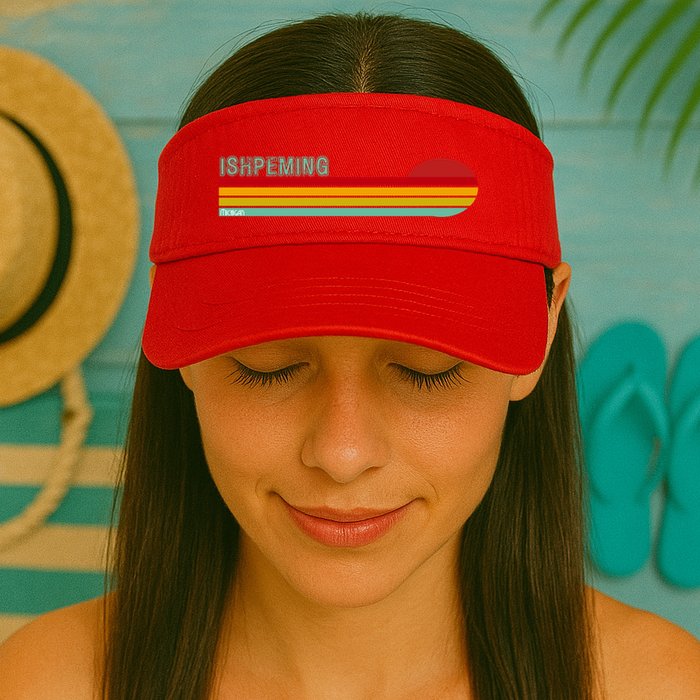 Ishpeming Michigan Retro Visor