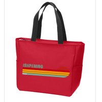 Ishpeming Michigan Retro Zip Tote Bag