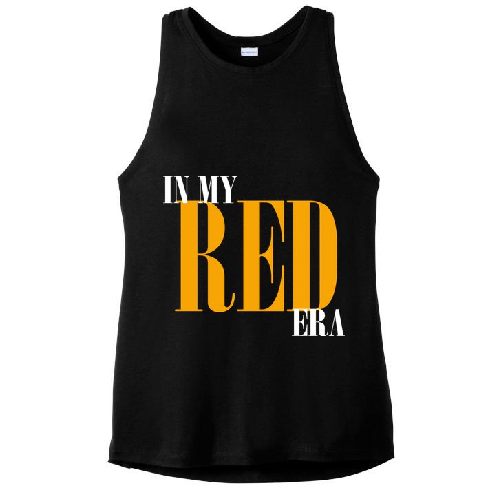 In My Red Era Ladies PosiCharge Tri-Blend Wicking Tank