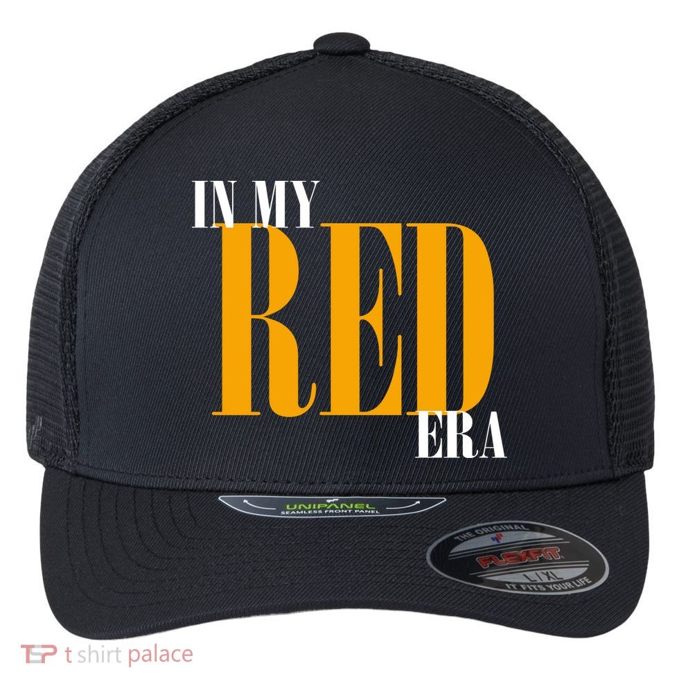In My Red Era Flexfit Unipanel Trucker Cap