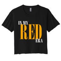 In My Red Era Women's Crop Top Tee