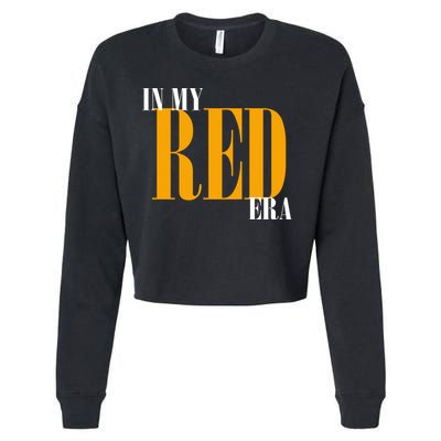 In My Red Era Cropped Pullover Crew