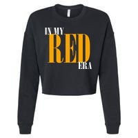 In My Red Era Cropped Pullover Crew