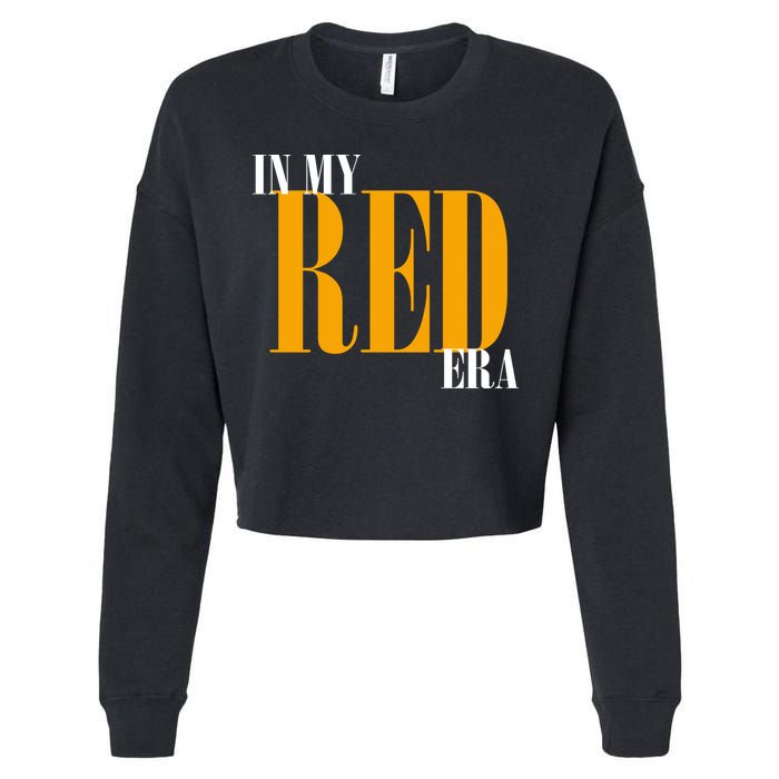 In My Red Era Cropped Pullover Crew