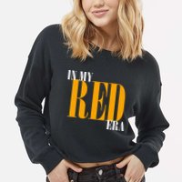 In My Red Era Cropped Pullover Crew
